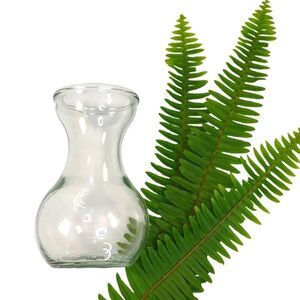 Vintage Vase Thick Glass bulb round